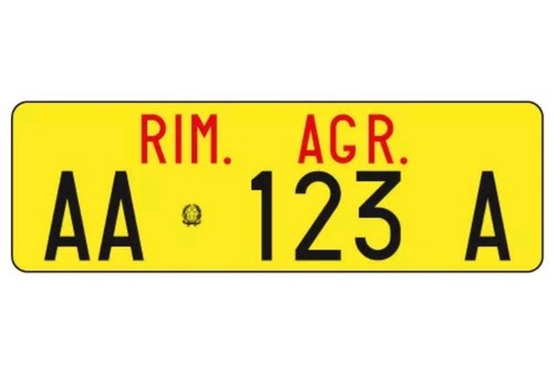 Targa ripetitrice rimorchio - ripetitrice,