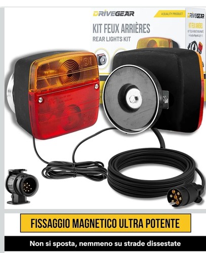 Kit luci rimorchio - luci, magnetiche
