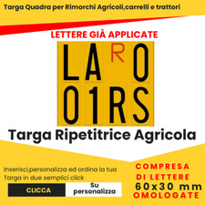 Targa Ripetitrice per rimorchi